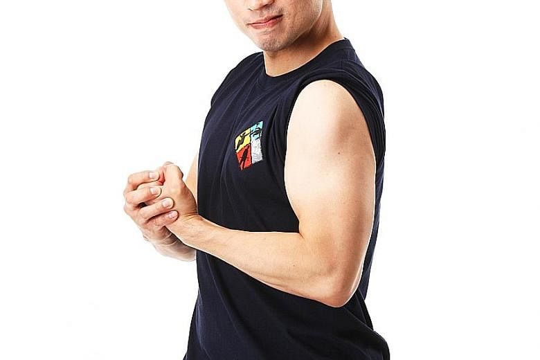 Entertainer Hong Yun Gab (above) stars in Fireman, where firefighter wannabes regale the audience with parkour, martial arts and acrobatic moves.