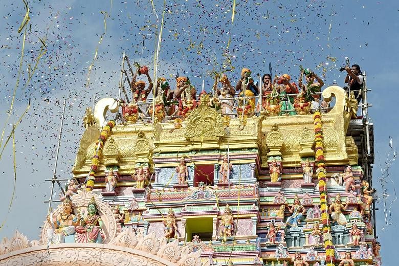 The Sri Siva Durga temple had gone through a two-year $2.7 million reconstruction. The renovated temple can now host 500 worshippers, up from 300 previously.