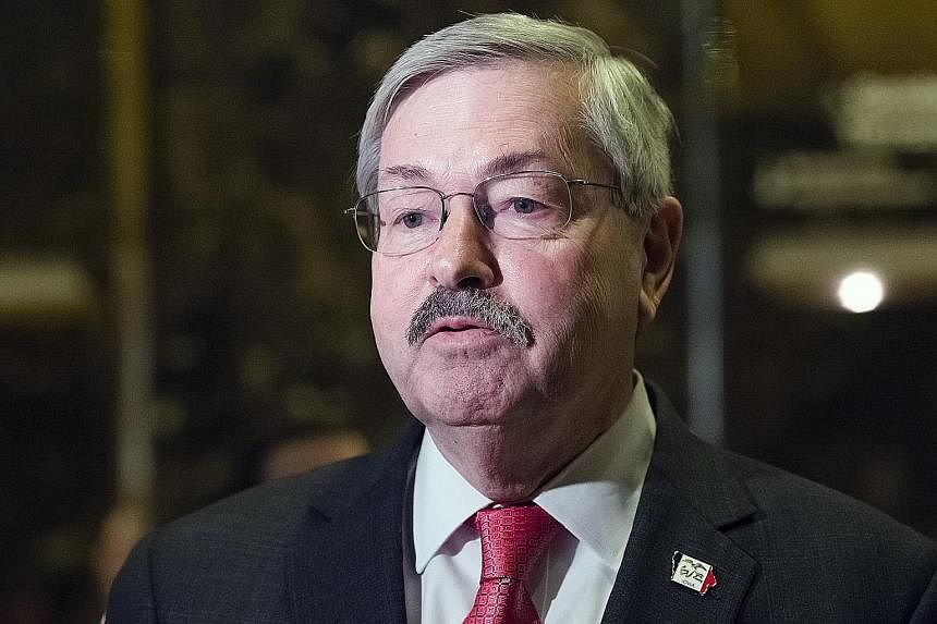 Iowa Governor Terry Branstad has accepted Mr Trump's offer to be the US ambassador to China.