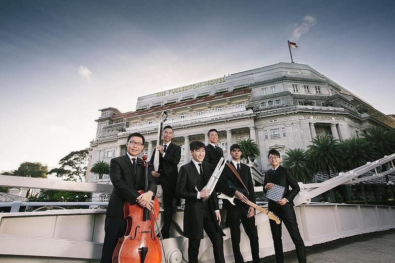 Teng Ensemble will perform a Christmas music extravaganza at The Fullerton Hotel Grand Stairs on Sunday.