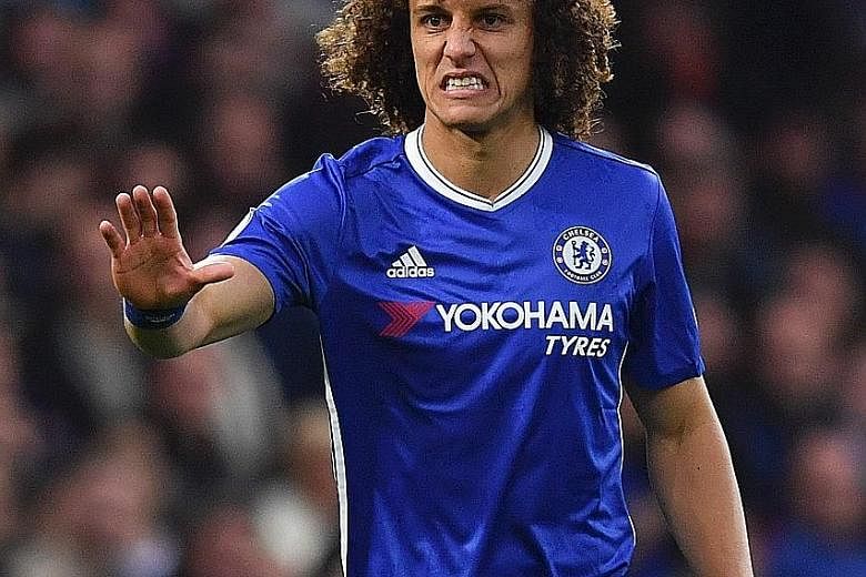 David Luiz, who is central to Antonio Conte's reshaped back three, is still suffering the after-effects of Sergio Aguero's challenge during the game against Manchester City last Saturday.