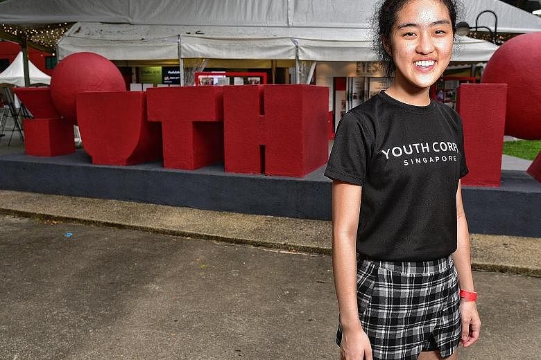 Youth volunteer Shermaine Ng, who has been organising free workout sessions with her sister since early this year, was among 39 individuals who were recognised by Youth Corps Singapore for their volunteering spirit at the inaugural Volunteer Apprecia