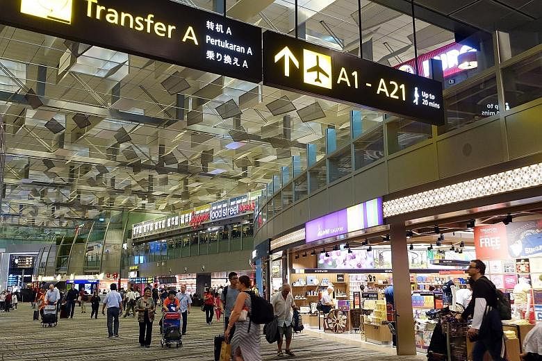 No other airport in the region has been able to match the standards at Changi Airport (left), so travellers may still choose to transit in Singapore over other airports, says Indonesian aviation observer Dudi Sudibyo. However, he warns that Dubai has