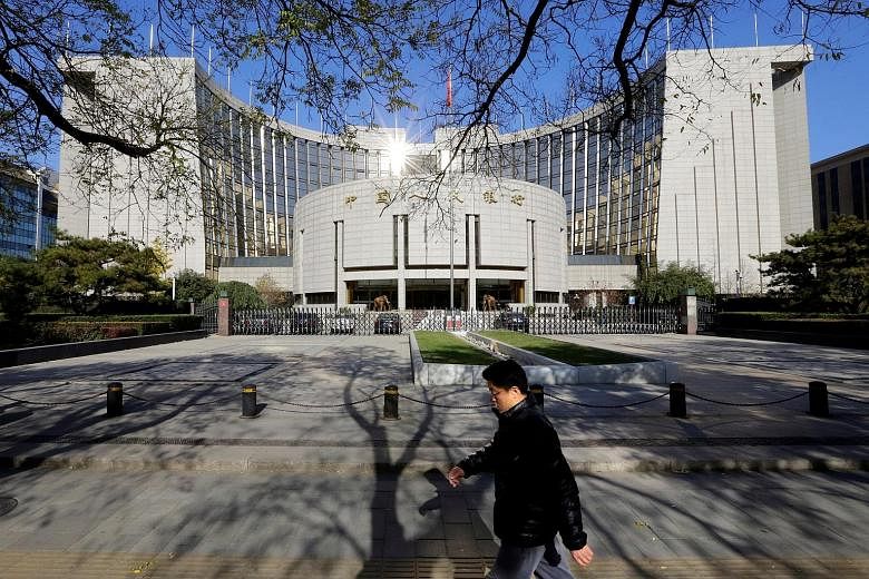 The Chinese acquisition of assets abroad has hurt the yuan. The People's Bank of China (above) has used its forex reserves to defend the currency, with the reserves dropping from nearly US$4 trillion in July 2014 to just more than US$3 trillion last 