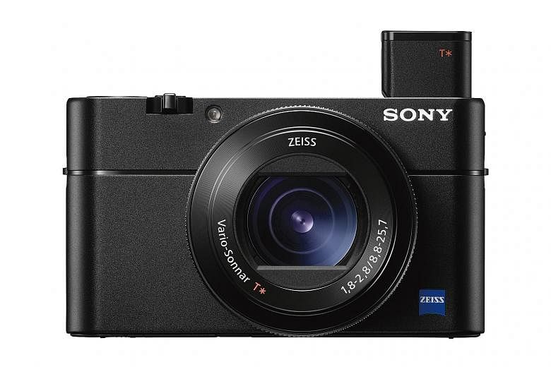 The Sony Cyber-shot RX100 V retains its predecessor's looks but its EVF will please street photographers.