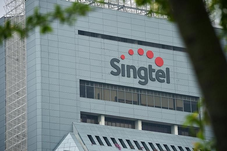 From left: DBS in the financial industry, Singtel in telecoms and China Aviation Oil among energy firms averaged an 8.8 per cent growth rate for their net dividends over five years to Dec 8, according to the Singapore Exchange. But market watchers to