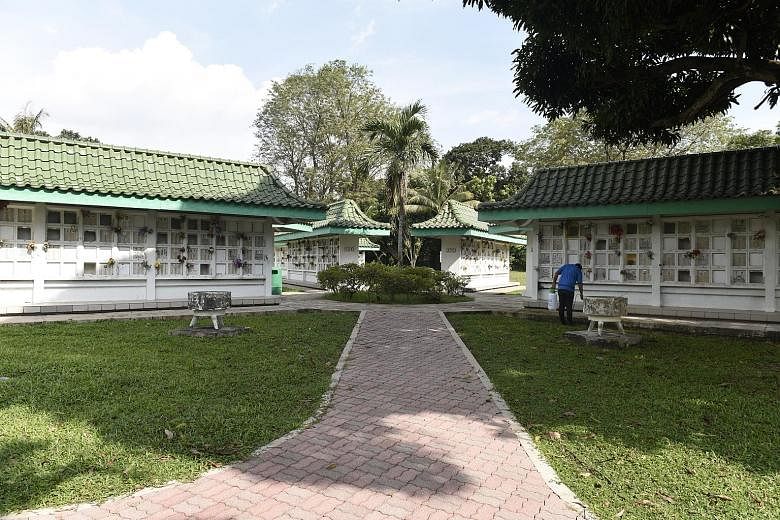 The Mount Vernon Columbarium is to be torn down to make way for the new Bidadari housing estate. The authorities have said that a new funeral parlour will be built as part of the development of the site. The new complex will be well integrated into t
