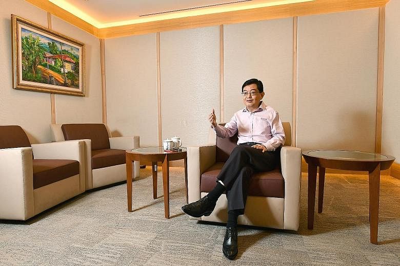 The many cards that well-wishers sent to Mr Heng played a significant part in his recovery. Mr Heng Swee Keat appeared fresh and energetic in his first interview since his return to work after suffering a ruptured aneurysm in May. The Finance Ministe