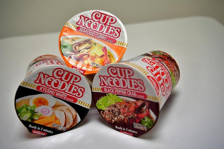 A regular serving of Nissin noodles busts the WHO's recommended daily salt intake.