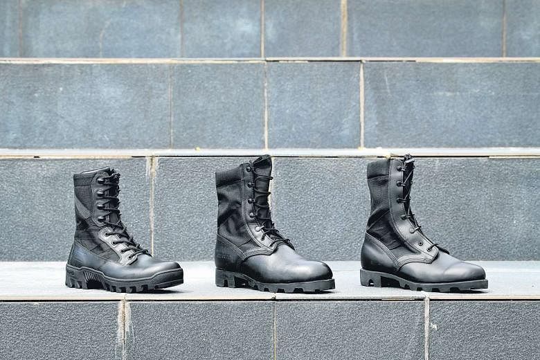 How the SAF s combat boots have evolved over the decades The