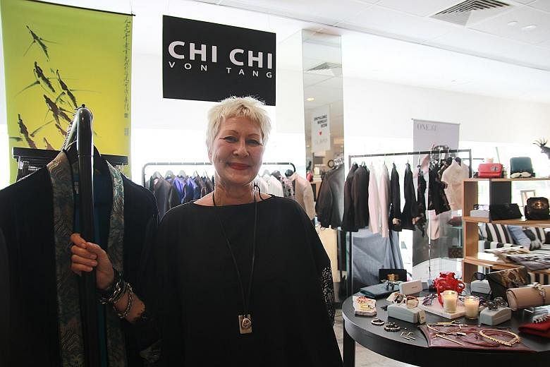Vendor Baby Style Icon (above) at last month's Boutique Fairs, a twice-yearly event that was started by Mrs Charlotte Cain (left) in 2002.