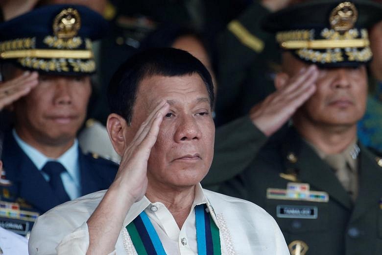 Philippine leader Duterte says he once threw a man from helicopter ...