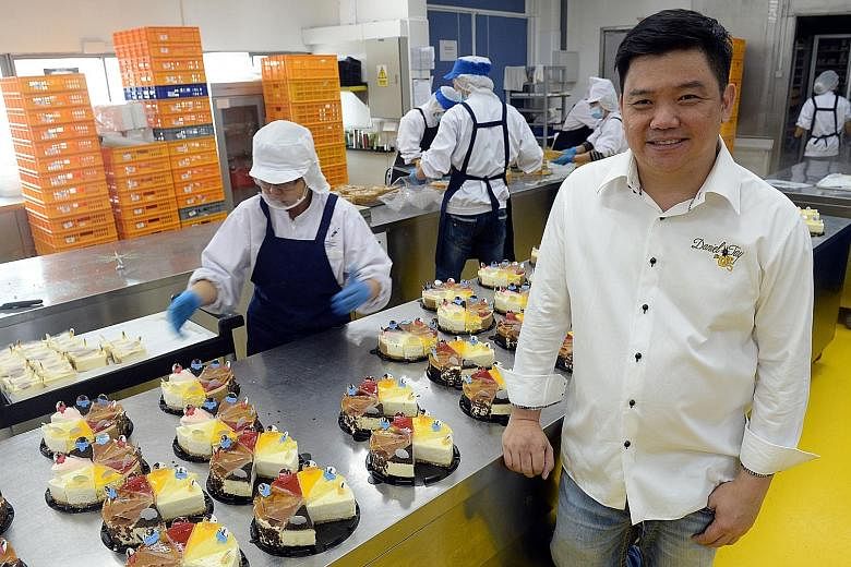 Mr Daniel Tay, founder and head chef of cheesecake business Cat & the Fiddle, has pumped about $650,000 into equipment enhancement this year. "The future is about technology and advancement, it's not going to U-turn and go primitive. You have to put 