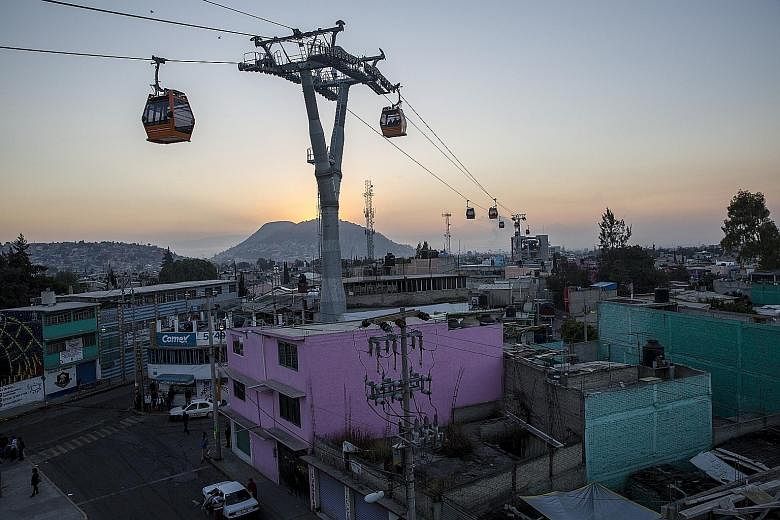 The Mexicable in Ecatepac near Mexico City is helping thousands of Mexicans access the city with shorter commutes. The line is part of a growing number of cable car systems built in Latin America to link the marginalised areas to the cities.