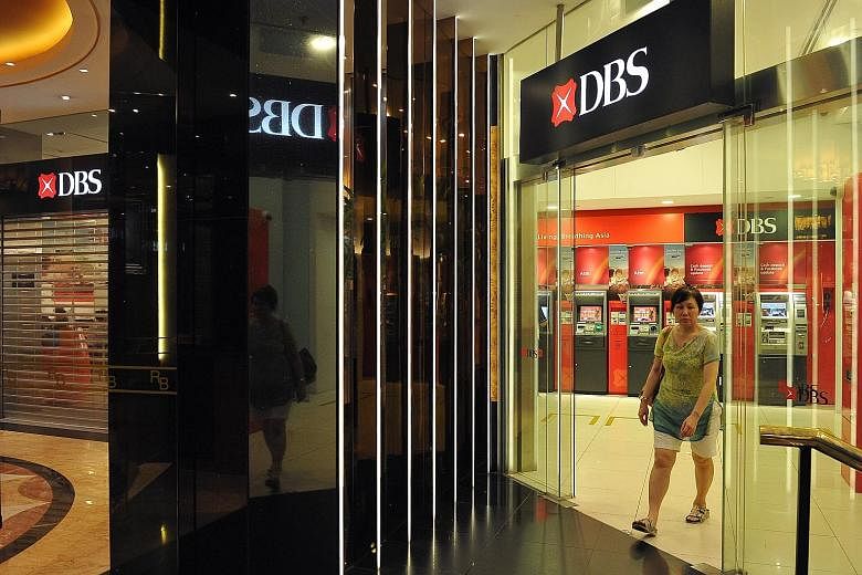 DBS was the biggest market value gainer this year among the three local lenders, adding $2.2 billion to end the year at $44.2 billion.