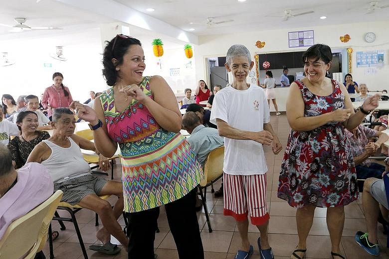 NVPC, whose annual philanthropic campaign raised about $763,000 through Giving.sg last month, previously organised a Valentine's Day event for residents of St John's Home for Elderly Persons in February last year.
