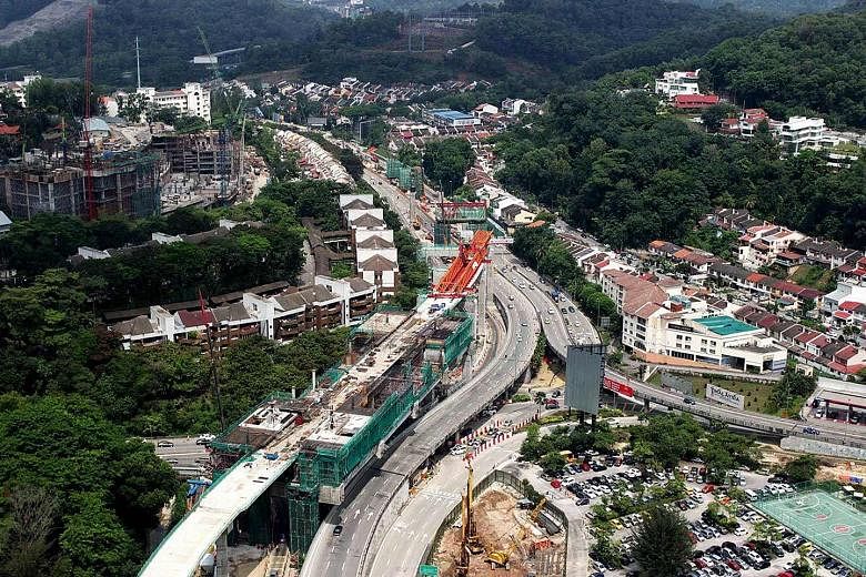 The first of Mr Najib's promised mega-projects has finally seen the light of day. The Klang Valley MRT runs through highly congested and densely populated suburbs in and around Kuala Lumpur. Each MRT train can carry up to 1,200 passengers and can run
