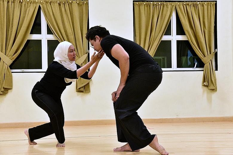 Norisham Osman plays Tanggang and None Md Zain is his mother Deruma in the dance production.