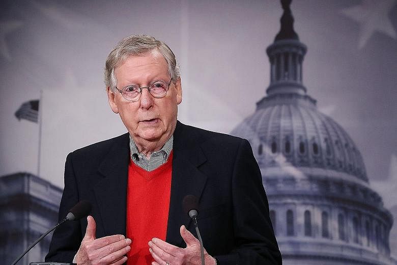 "This is no time for hubris," said Senator Mitch McConnell, the majority leader. "You have to perform."