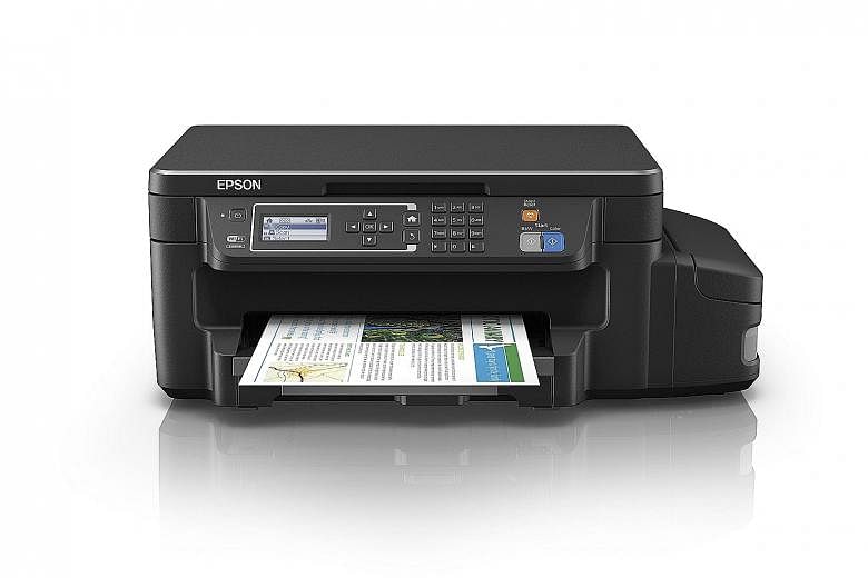 The Epson L605 Ink Tank System Printer has Wi-Fi functionality. Its own Wi-Fi network can connect up to four devices at the same time.