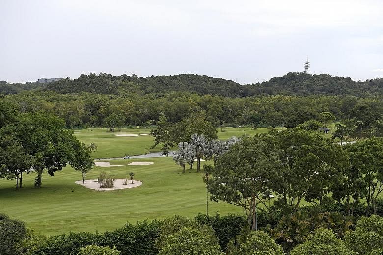 Raffles Country Club must hand over its land by July 31, 2018. The 143ha plot in Tuas will be used to house facilities including at-grade tracks for the high-speed rail link, as well as the Cross Island Line's western depot.