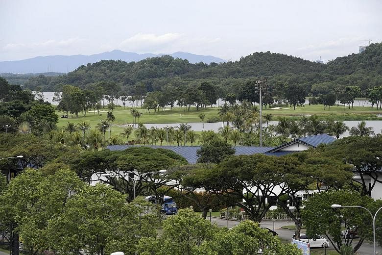 Raffles Country Club (left) will make way for a massive depot and stable for the upcoming Cross Island MRT line and the high-speed rail project linking Kuala Lumpur and Singapore.