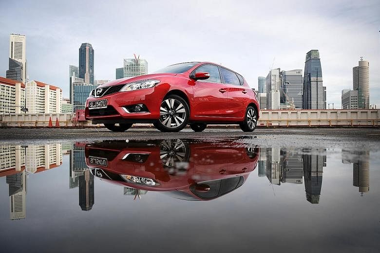 The Nissan Pulsar can be equipped with features such as lane-departure warning, blind-spot monitoring, collision warning and a 360-degree camera system.