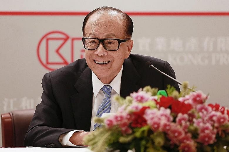 Mr Li sees his CK Property's recurring income increasing 50 per cent in the next two to three years.