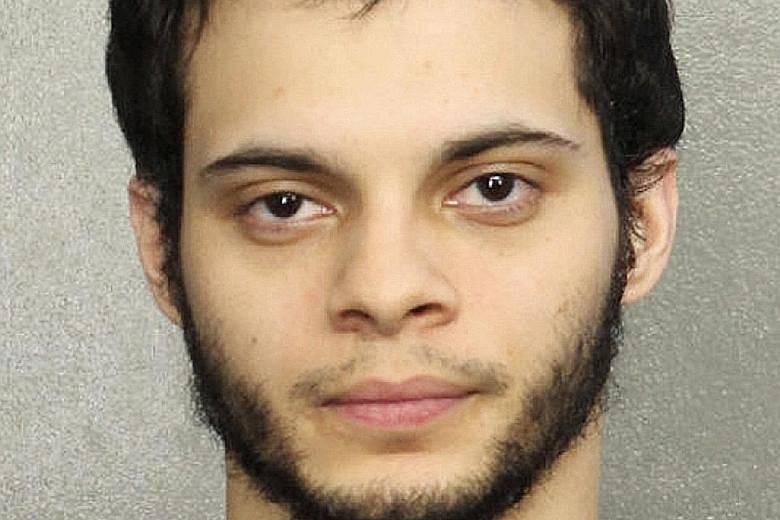 Santiago, 26, was charged with firearms offences and carrying out an act of violence when he opened fire at the busy Fort Lauderdale airport.
