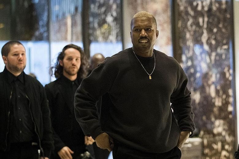A rocky 2016: Musician Kanye West's (above) life last year has been a rough one, including the cancellation of his concert tour and a week-long stay in a hospital.