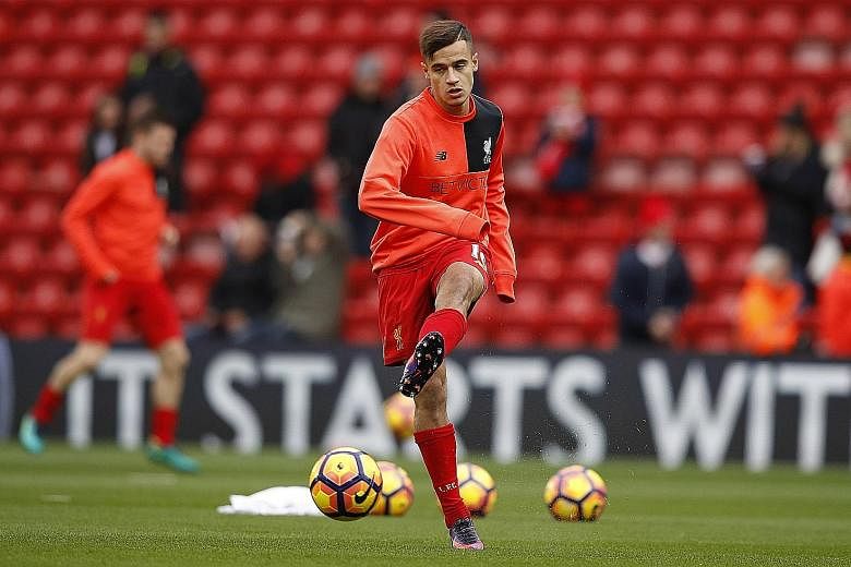 Liverpool playmaker Philippe Coutinho is set to return to action against Southampton today following seven weeks out with an ankle ligament injury.