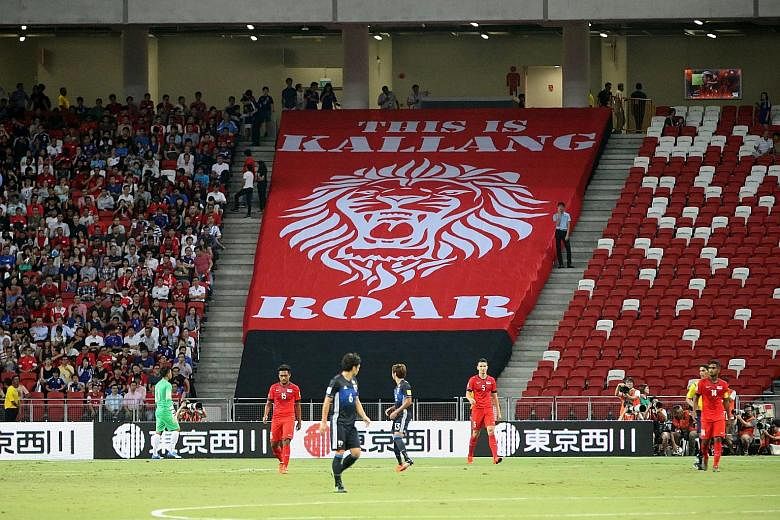 Over 33,000 fans turned up at the National Stadium to watch the Lions take on Japan in a World Cup qualifier last year. Singapore lost 3-0.
