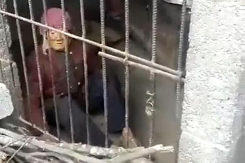 Footage of a woman, 92, reportedly kept for years by her son and his wife in a pigsty has incited outrage in China. The woman, surnamed Yang, was not given enough food or clothing and was often beaten and scolded, according to local news. A video of 