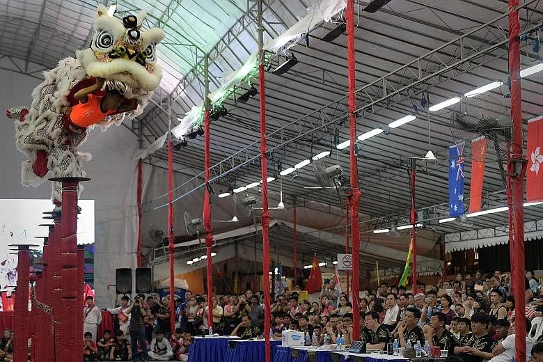 The Jing Ying Tang Dragon & Lion Dance Troupe from Vietnam took home the top prize of $5,000.