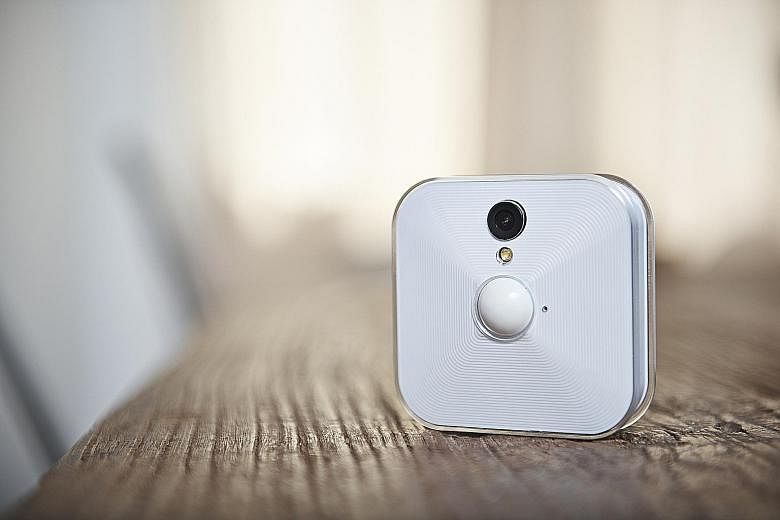 No wires needed as the Blink Home Security and HD Video Monitoring system uses two AA batteries.
