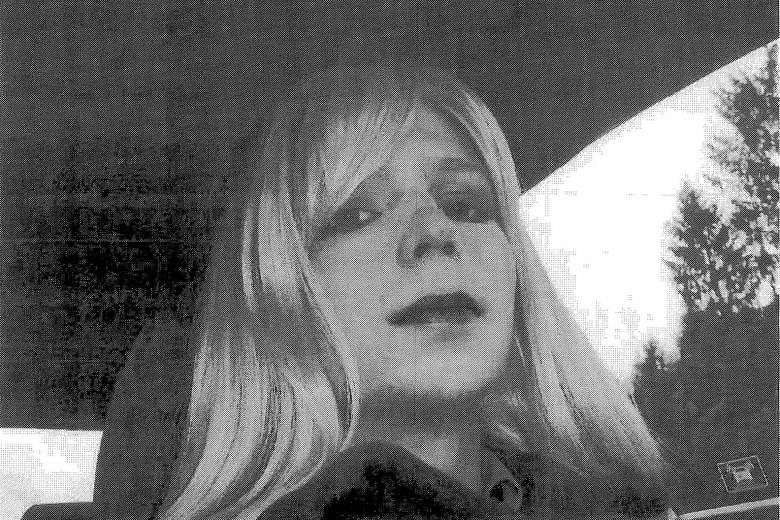 Formerly known as Bradley Manning (above), Chelsea (left) revealed after being convicted of espionage that she identifies as a woman.