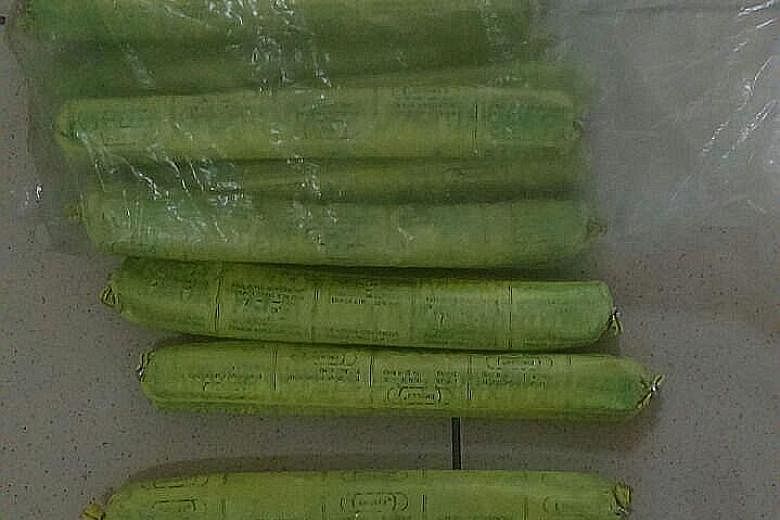 The cache found by police in Perak included 15 sticks of Emulex, six electrical detonators, half a sack of low chloride fertiliser and three barrels of white unknown substances.