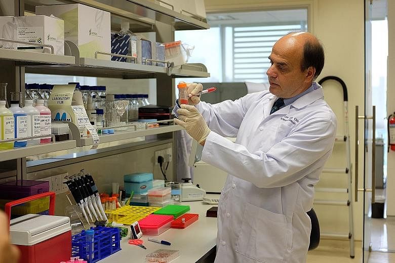 NTU medical school's molecular medicine don Dean Nizetic is developing therapies for ageing and diseases through the study of Down syndrome.
