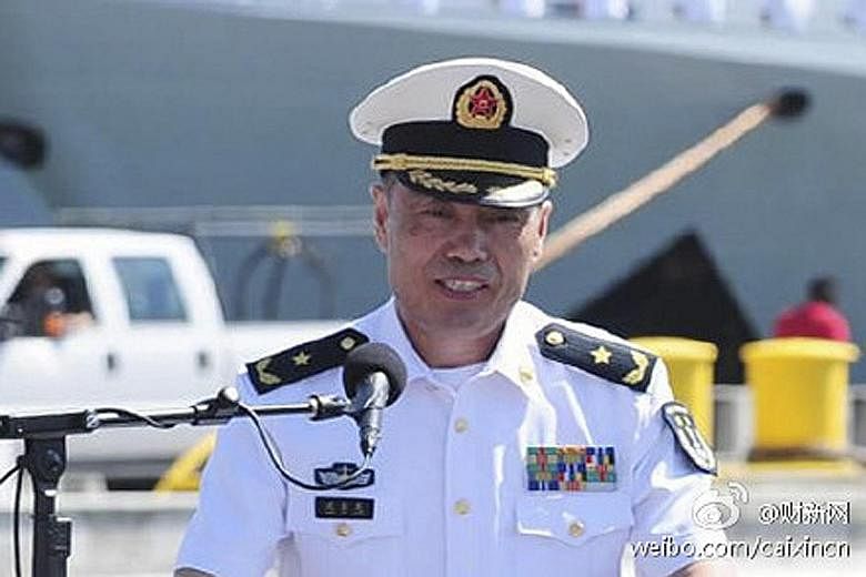 Lt-Adm Shen Jinlong is taking the helm at a time when China's navy is boosting its fleet, having commissioned 18 ships last year.