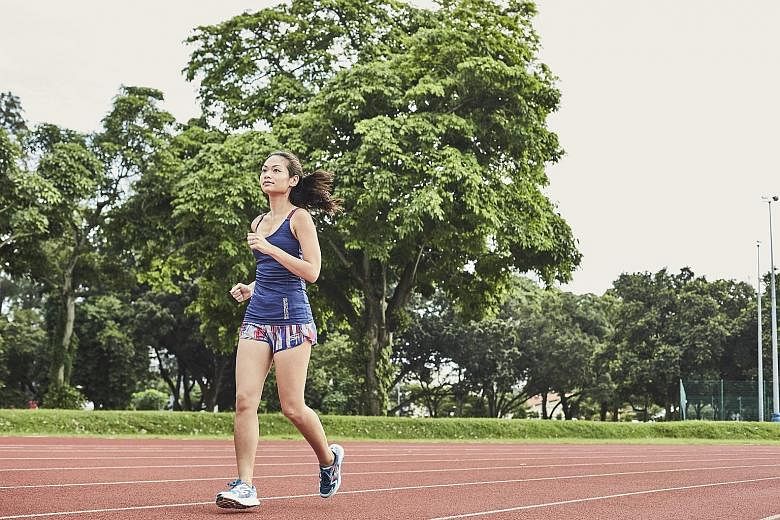Shape editor Zarelda Marie Goh returned to running regularly in preparation for a marathon, having had to drop the sport owing to an injury.
