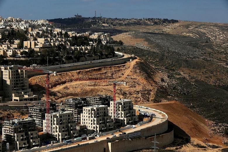 The urban settlement of Ramot where Israel will build homes is an area annexed to Jerusalem in a move unrecognised internationally. Israel yesterday approved building permits for more than 560 units in three East Jerusalem settlements, expecting US P