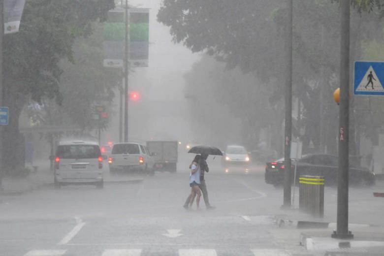 Rainy weather in Singapore expected to subside later on Tuesday: NEA ...