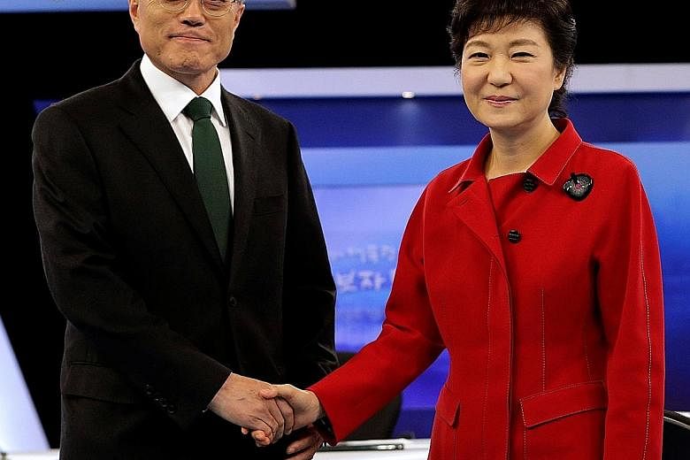Ms Park says she feels the scandal that led to her impeachment had been plotted for a long time.