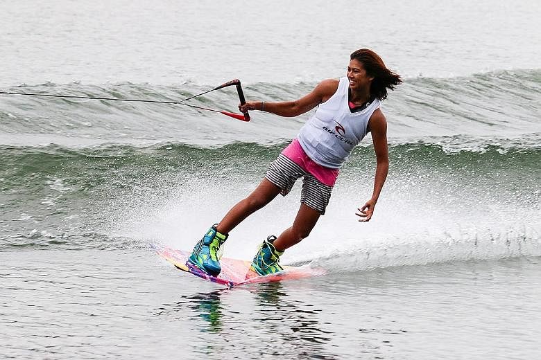 An injury sustained during training last July put wakeboarder Sasha Christian out of action for more than six months, but the dual SEA Games champion is now ready to get back on the water so she can defend her two gold medals at the Kuala Lumpur SEA 