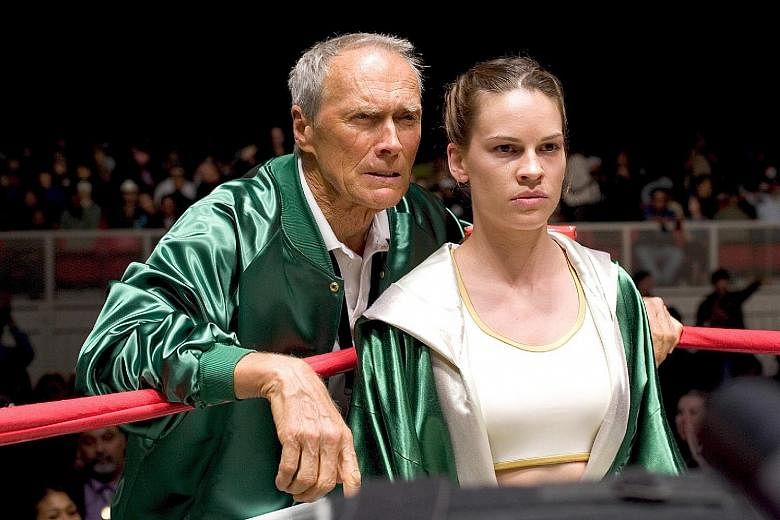Actor-director Clint Eastwood (with Hilary Swank) shone in Million Dollar Baby (2004). Ben Affleck seen in Batman V Superman: Dawn Of Justice.