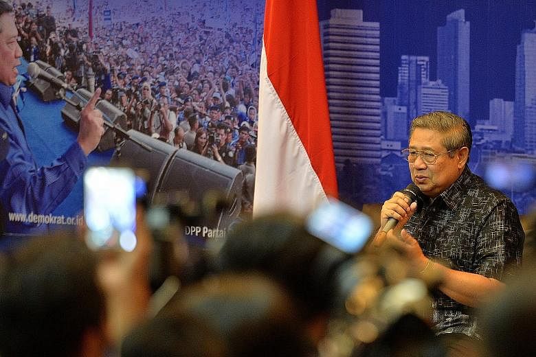 Dr Yudhoyono suspected his phone was tapped when a lawyer said there was evidence the ex-Indonesian president had called a Muslim cleric and urged him to declare that Jakarta Governor Basuki had committed blasphemy.