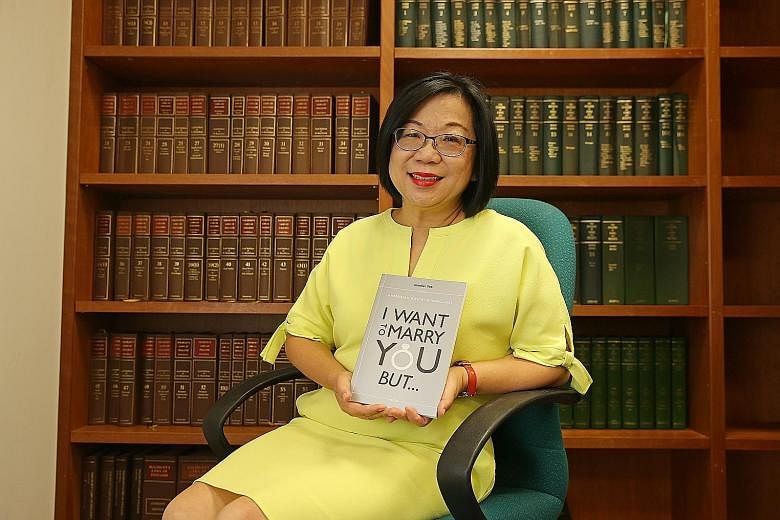 Mrs Jennifer Yeo, wife of former foreign minister George Yeo, with a copy of the book. It will be sold at major bookstores from Feb 20.