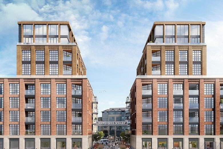 Left: The luxury residential project is centred around a new public piazza. Below: The site has planning permission for 118 apartments, eight commercial units and 103 car parking spaces.