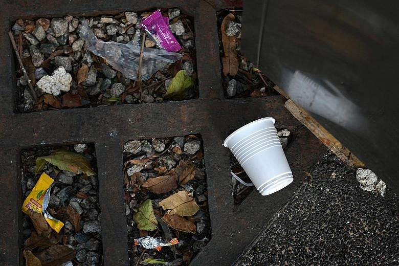 Most offenders tossed items like cigarette butts, tissue paper and plastic cups. MP Lee Bee Wah says the bad habit is not solely the province of less educated seniors, as stereotype has it.