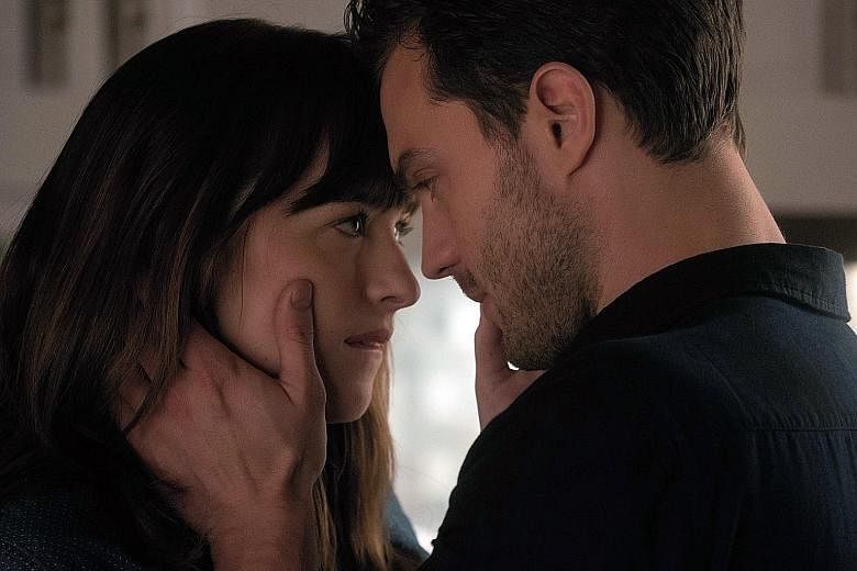 Dakota Johnson and Jamie Dornan reprise their roles as the kinky couple in Fifty Shades Darker.